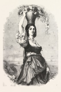 The winemaker of Capri by Rudolph Lehmann, 1819 - 1905, German. liszt gourmet archive, italy,