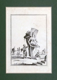 Fruit seller by Jean Duplessis Bertaux, 1747 - 1819, Paris, France, Europe, melon, watermelon,