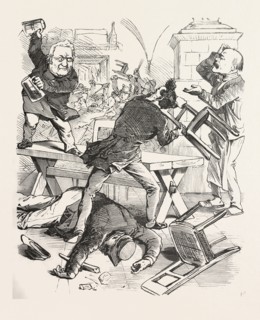 A fight after a glass of beer, hungary, 19th century, liszt gourmet archive, beer jug, beer,