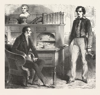 At the desk, the count of monte christo, alexandre Dumas, 1844, historical novel, adventure