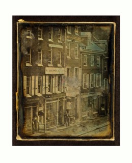 Chestnut street, Philadelphia, Pennsylvania, William G. Mason, photographer, 1843, US, USA, America