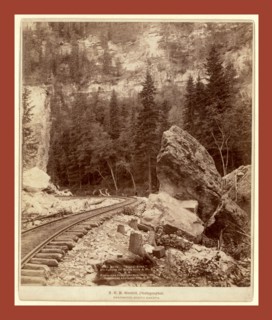 Signal Rock. Elk Canyon on Black Hills & Ft. P. R.R, John C. H. Grabill was an american