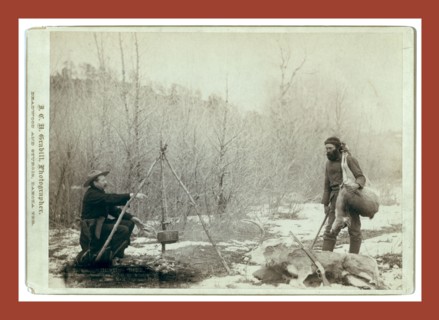Hunting Deer. A deer hunt near Deadwood in winter '87 and ' Two miners McMillan and Hubbard got
