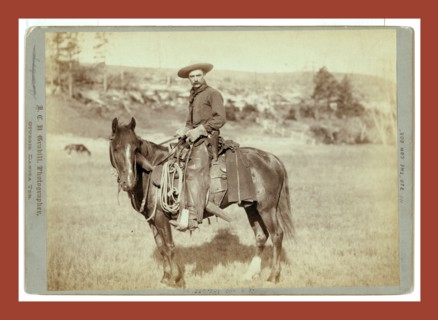 The Cow Boy, John C. H. Grabill was an american photographer. In 1886 he opened his first