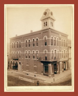 Deadwood's pride. The elegant City Hall, John C. H. Grabill was an american photographer. In 1886