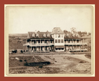 Hotel Minnekahta, Hot Springs, Dak., John C. H. Grabill was an american photographer. In 1886 he