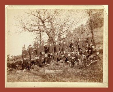 Company C, 3rd U.S. Infantry near Fort Meade, So. Dak., John C. H. Grabill was an american