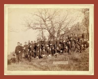 Company C, 3rd U.S. Infantry near Fort Meade, So. Dak., John C. H. Grabill was an american
