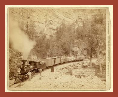 Giant Bluff. Elk Canyon on Black Hills and Ft. P. R.R., John C. H. Grabill was an american