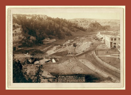 Hot Springs, S.D. From the Fremont, Elkhorn and M.V. Ry. bridge looking north to Fred T. Evans