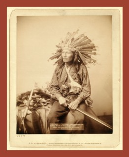 Little, instigator of Indian revolt at Pine Ridge, 1890, John C. H. Grabill was an american