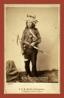 Little, instigator of Indian Revolt at Pine Ridge, 1890, John C. H. Grabill was an american