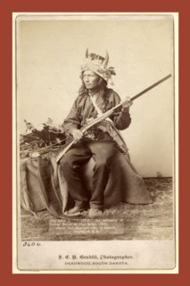 Little, the instigator of Indian Revolt at Pine Ridge, 1890, John C. H. Grabill was an american