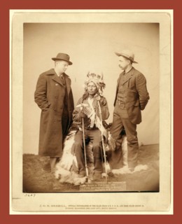 Little, the instigator of Indian Revolt at Pine Ridge, 1890, John C. H. Grabill was an american