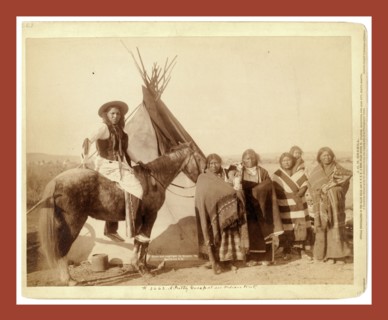 A pretty group at an Indian tent, John C. H. Grabill was an american photographer. In 1886 he