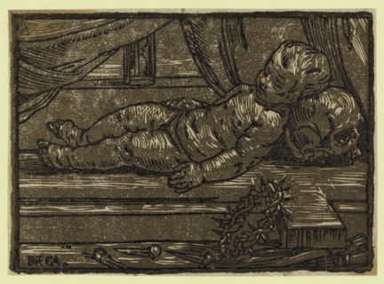 The infant Christ prefiguring the passion / BFCA., Reni, Guido, 1575-1642 , artist, between ca.