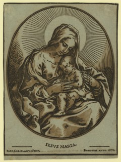 The Virgin and Child, Coriolano, Bartolomeo, approximately 1599-approximately 1676