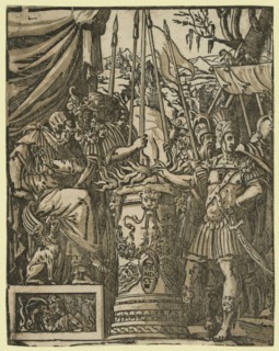 Mutius Scaevola, between 1584 and 1610, Andreani, Andrea, approximately 1560-1623