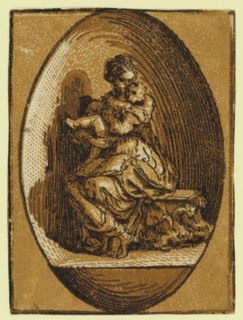 The Virgin in an oval, between ca. 1520 and 1700, Parmigianino, 1503-1540