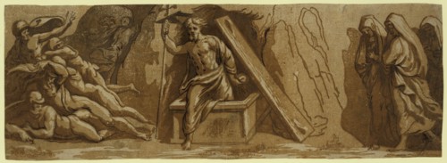 The resurrection, between 1515 and 1535, Carpi, Ugo da, 1480-approximately 1532