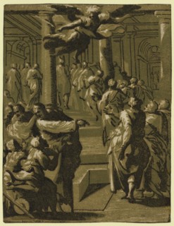 Christ healing the paralytic man, between 1540 and 1560, Vicentino, Giuseppe Niccolo, approximately