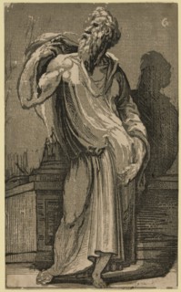 A philosopher, between 1500 and 1552, Beccafumi, Domenico, 1486-1551