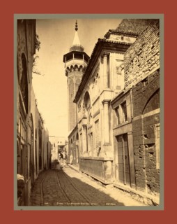 Tunis Mosque Sidi ben Arous, Tunisia, Neurdein brothers 1860 1890, the Neurdein photographs of