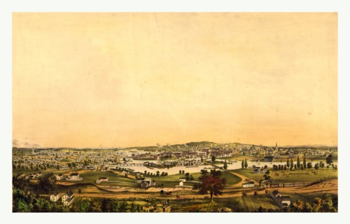 Saco, and Biddeford, Me. between 1850 and 1870. John B. Bachelder, John Badger, 1825 1894, US, USA,