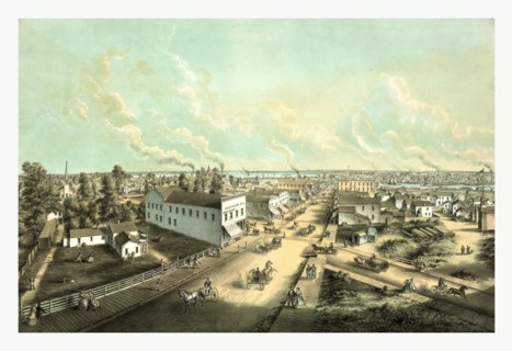 Oshkosh, Wis. From H.L. Cottrill's Block lith. & published by Kurz & Seifert, Milwaukee, Wis. drawn