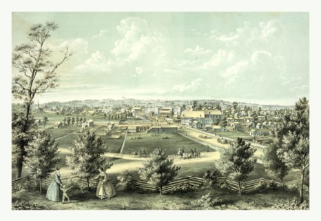 Bird's eye view of Waukesha, Wisconsin by louis