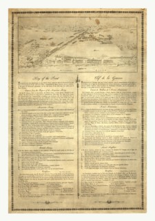 View of the battle near Chalmettes plantation, Jan. 8, 1815 by