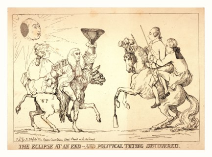 The eclipse at an end - and political tilting discovered, London, 1789?, Edward Thurlow and a