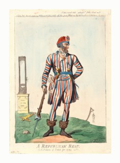 A republican beau, a picture of Paris for 1794, Cruikshank, Isaac, 1756?-1811?, artist, engraving,