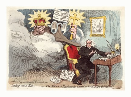 Smelling out a rat; or the atheistical-revolutionist disturbed in his midnight calculations,