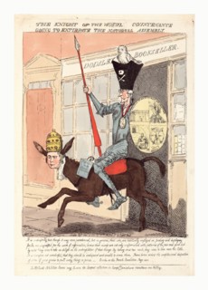 The knight of the woeful countenance going to extirpate the National Assembly,  Edmund Burke as Don