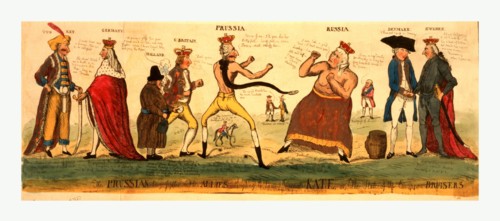 The Prussian prize-fighter and his allies attempting to tame imperial Kate, or, the state of the