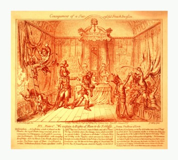 Consequences of a successful French invasion, , artist, [London] : Js. Gillray, 1798 March 1st., en