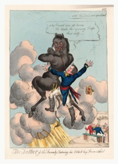 The father of the family takeing [sic] his eldest boy from school, [England : Publisher not named,