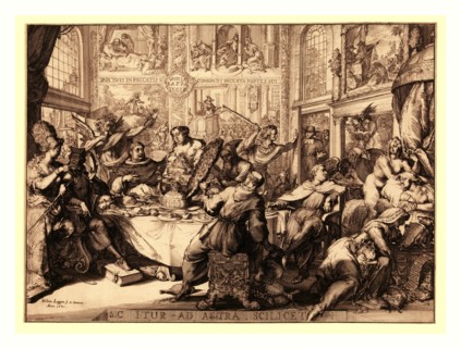Sic itur ad astra scilicet, Hooghe, Romeyn de, 1645-1708, artist, 1681., 1 print : etching., Print
