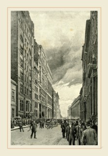 New York, Wall Street, 1891, USA