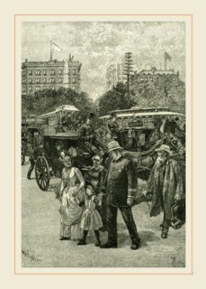 New York, A Member of the Broadway Squad on Duty, 1891, USA