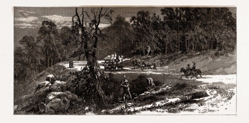 CENTRAL AVENUE, Scenes in Rugby, the English Colony in Tennesse, 1880, USA, America, 19th century