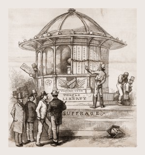 " FREEDOM OF SUFFRAGE TO THE BLACKS MEANS FREEDOM OF SUFFRAGE TO THE WHITES., 1880, 19th century