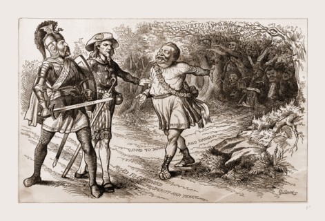 THE NEW PILGRIM'S PROGRESS., 1880, 19th century engraving, USA, America