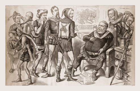 " CALL YOU THAT BACKING OF YOUR FRIENDS? A PLAGUE UPON SUCH A BACKING !"., 1880, 19th century