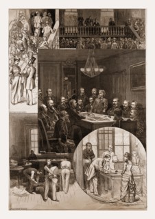 HEAD-QUARTERS OF THE NATIONAL REPUBLICAN COMMITTEE, FIFTH AVENUE, NEW YORK.â€îDRAWN BY FRANK MILLER