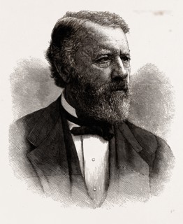 THE HON. ALBERT G. PORTER, GOVERNOR-ELECT OF INDIANA, 1880, 19th century engraving, USA, America