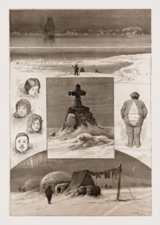 The search for Sir John Franklin, 1. Nearing the Ice-Pack. 2. Smith Point, where the Northwest
