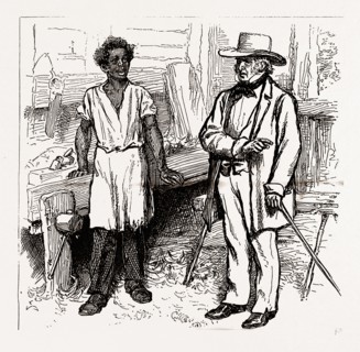 Alabama, agricultural workers, "YOU ARE WADING THROUGH DEEP WATERS, BOY, AIN'T YOU 2", 1880, 19th