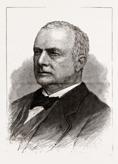 THE HON. G. C. LUDLOW, GOVERNOR-ELECT OF NEW JERSEY, 19th century engraving, USA, America